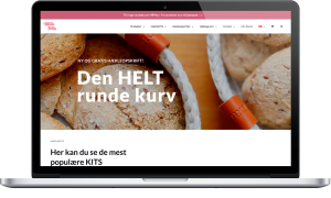 Design af Milla Billas website.