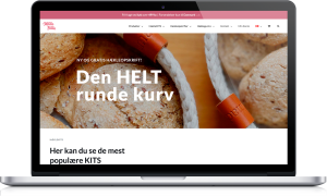 Design af Milla Billas website.