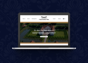 Clausholm Slot webdesign